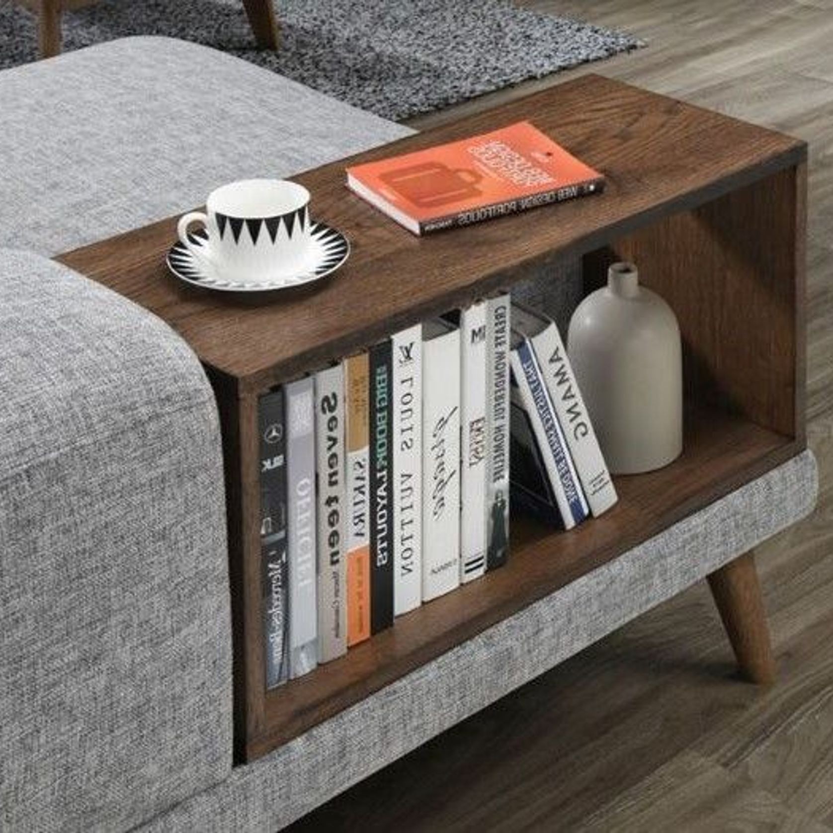 Paris Modular Sofa Series | L-Shape Sofa with Left Chaise | Grey Fabric gallery detail image