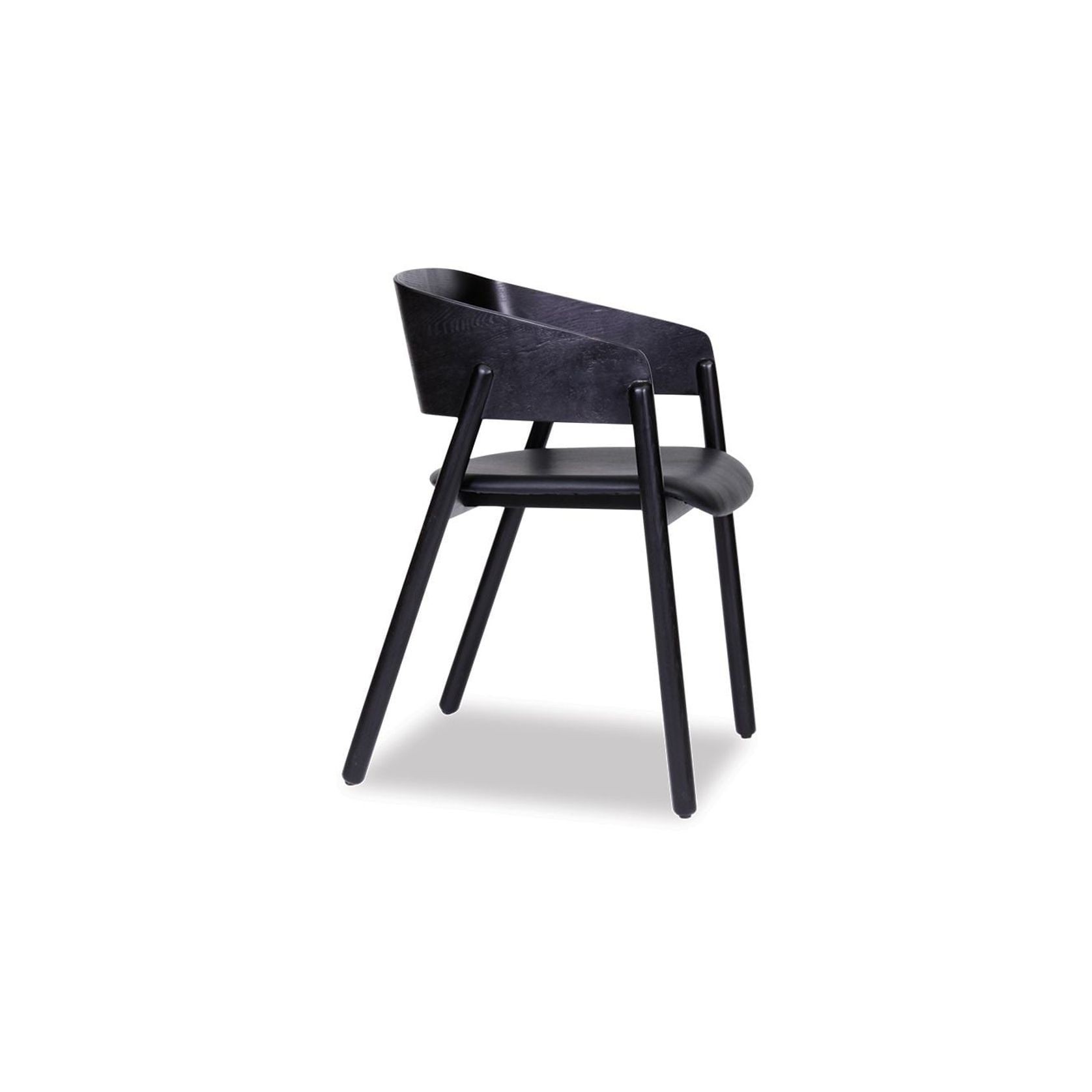 Sargood Arm Chair -  Black Pad gallery detail image