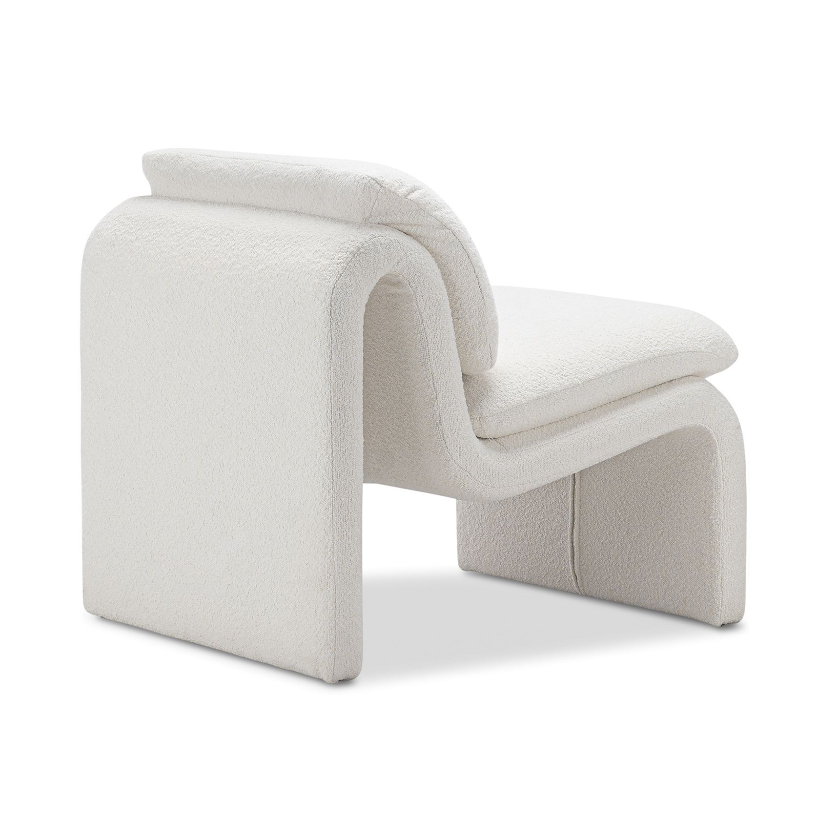Curvee Occasional Chair | Cream Boucle gallery detail image
