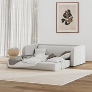 Doze 2.5 Seater Double Sofa Bed | Hail Grey gallery detail image