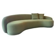 Curv Boucle Fabric Sofa gallery detail image