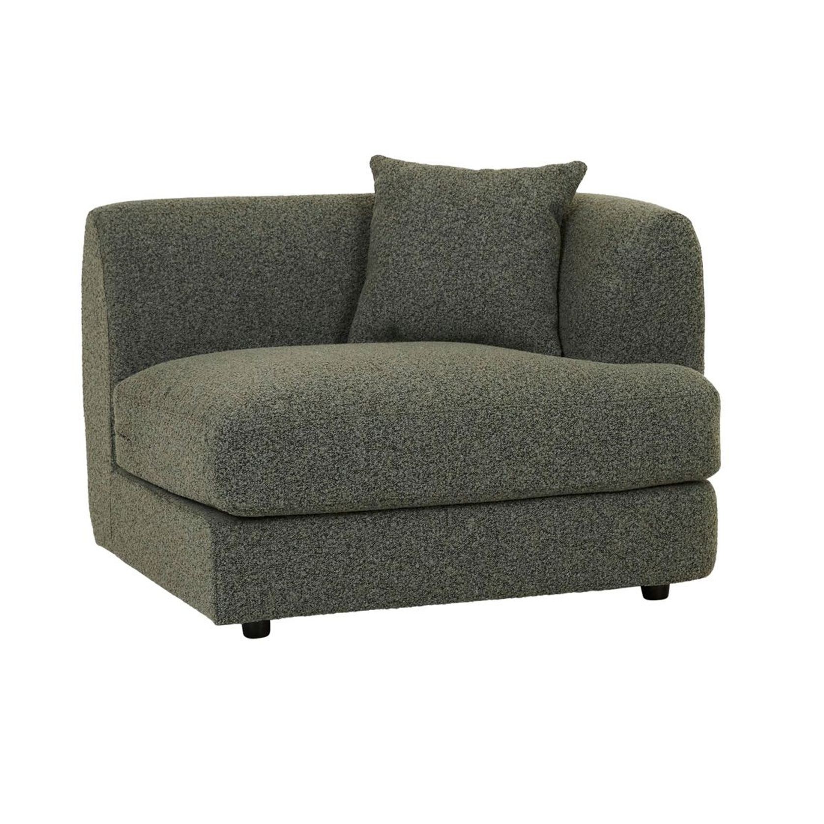 Madrid Curve 1 Seater Right Arm Sofa gallery detail image