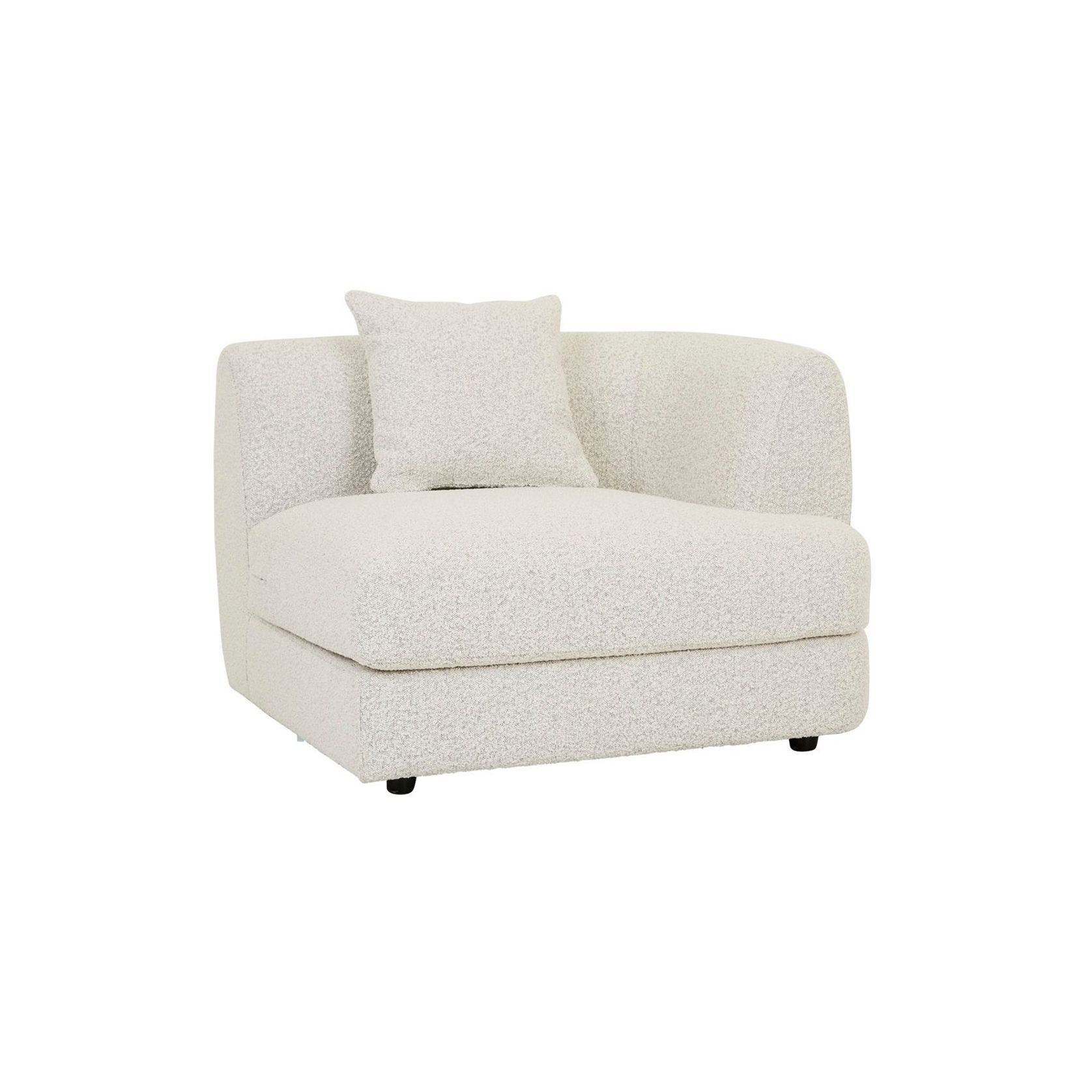 Madrid Curve 1 Seater Right Arm Sofa gallery detail image
