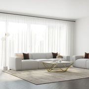 Bailey 3.5 Seater Modular Sofa | Cloud Grey gallery detail image