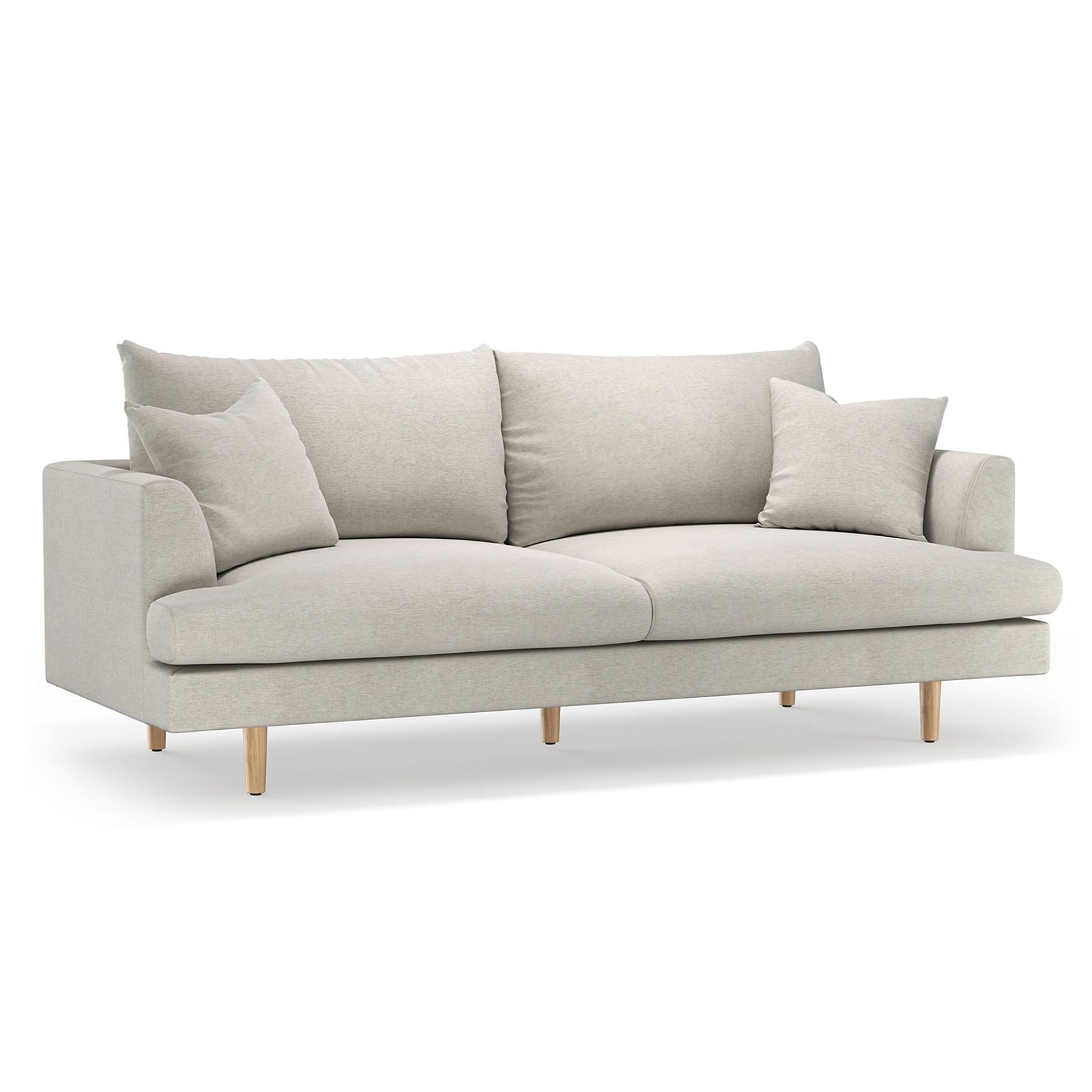 Byron 3 Seater Sofa | Oatmeal Cream gallery detail image