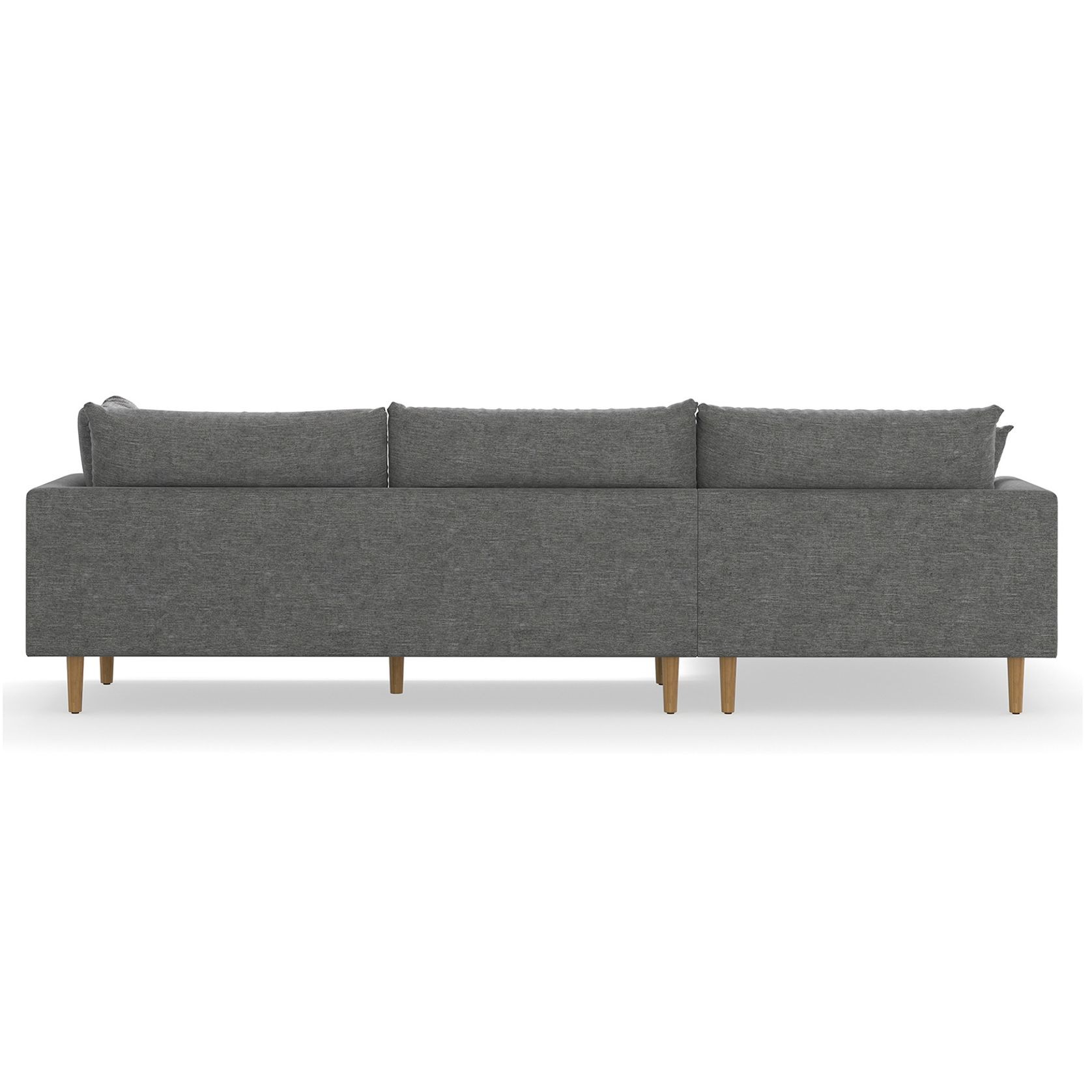 Byron Modular Sofa with Chaise | Anthracite Charcoal gallery detail image