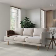 Jaspa 3 Seater Sofa | Biscuit Linen gallery detail image