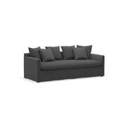 Palms 3 Seater Slip Cover Sofa | Graphite Charcoal gallery detail image