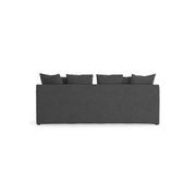 Palms 3 Seater Slip Cover Sofa | Graphite Charcoal gallery detail image