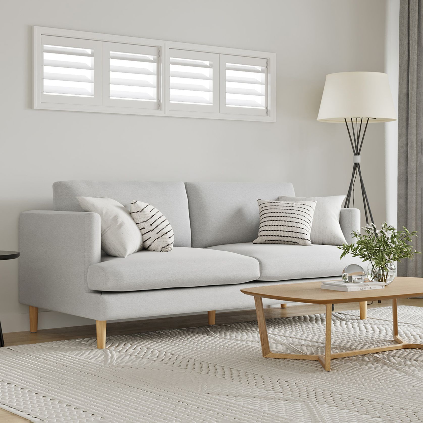 Taylor 3 Seater Sofa | Cloud Grey gallery detail image