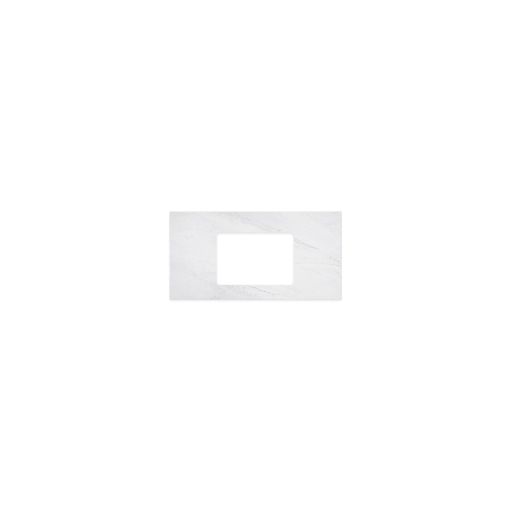 Cloudburst Solid Surface Top, Rectangular Full Depth gallery detail image