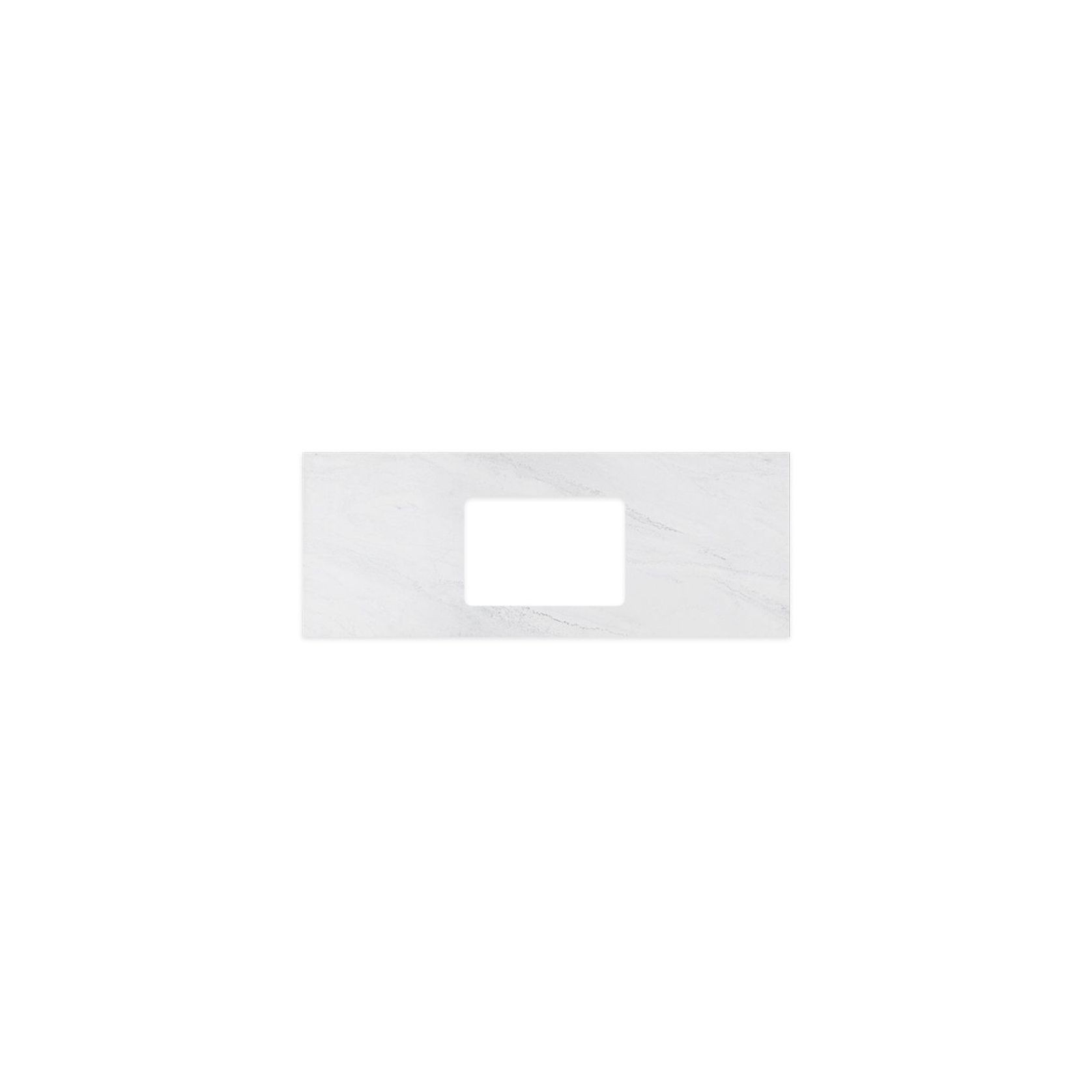 Cloudburst Solid Surface Top, Rectangular Full Depth gallery detail image