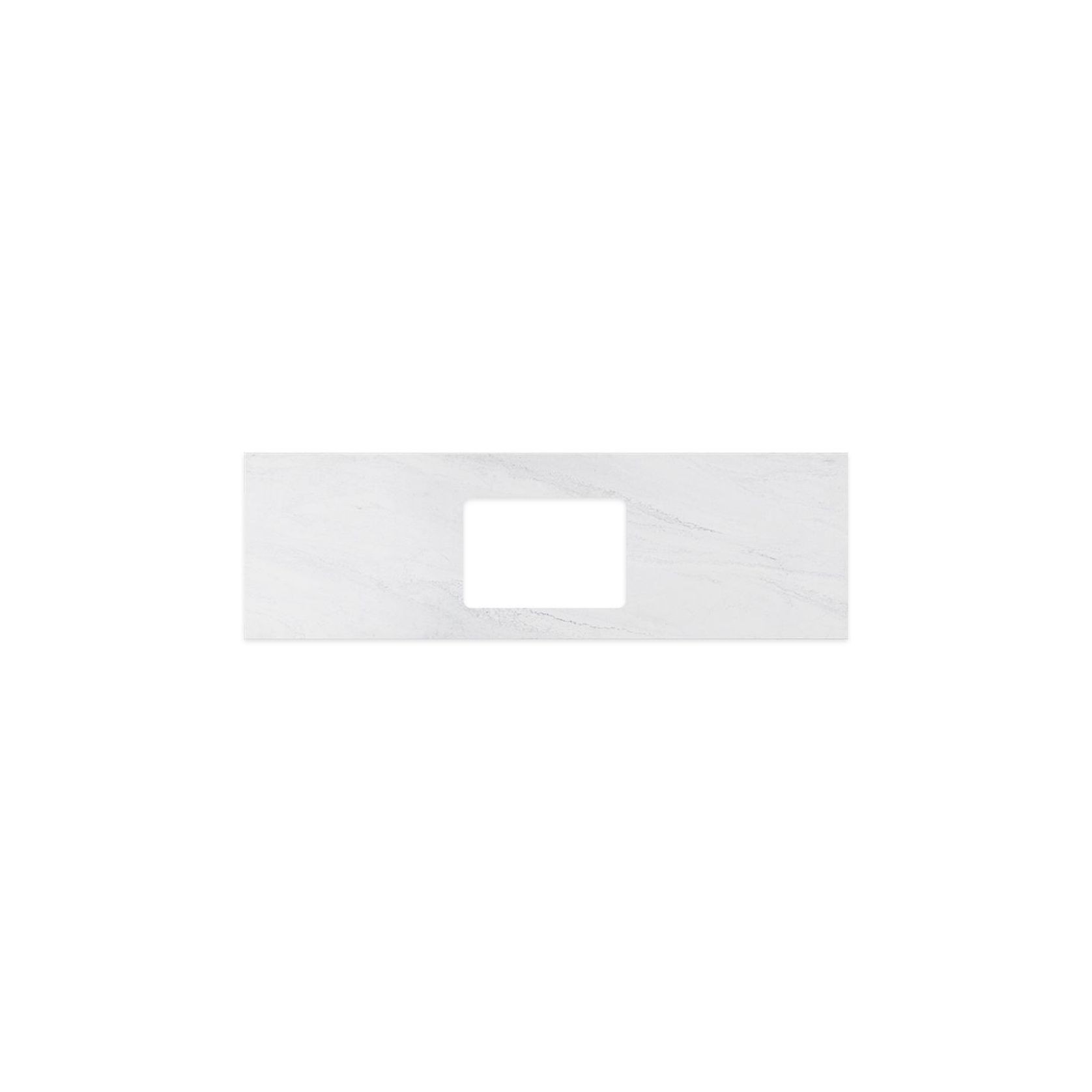 Cloudburst Solid Surface Top, Rectangular Full Depth gallery detail image