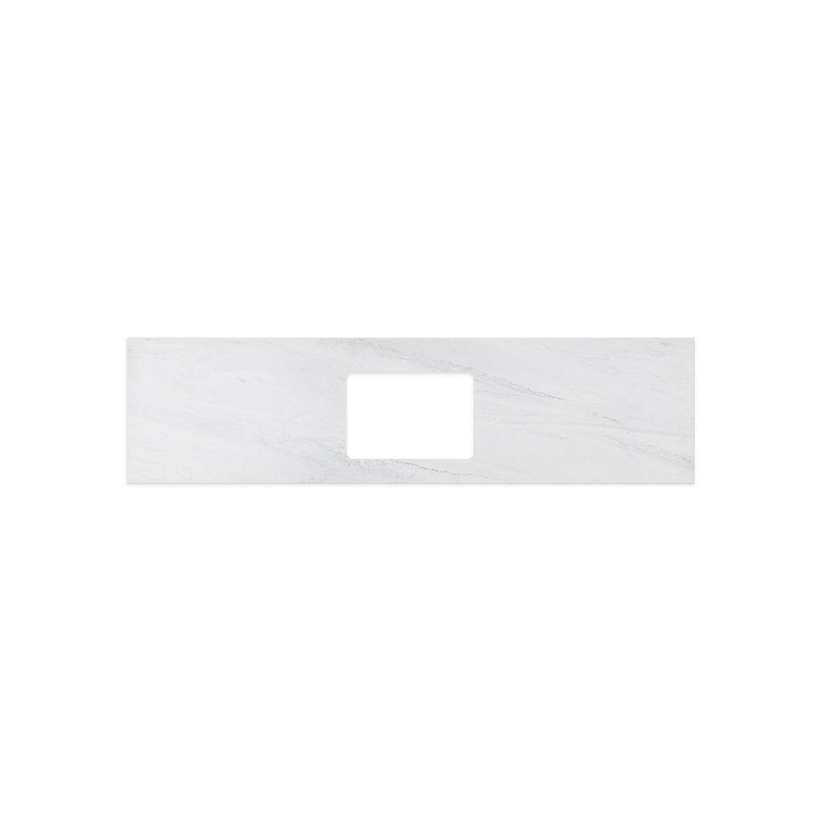 Cloudburst Solid Surface Top, Rectangular Full Depth gallery detail image