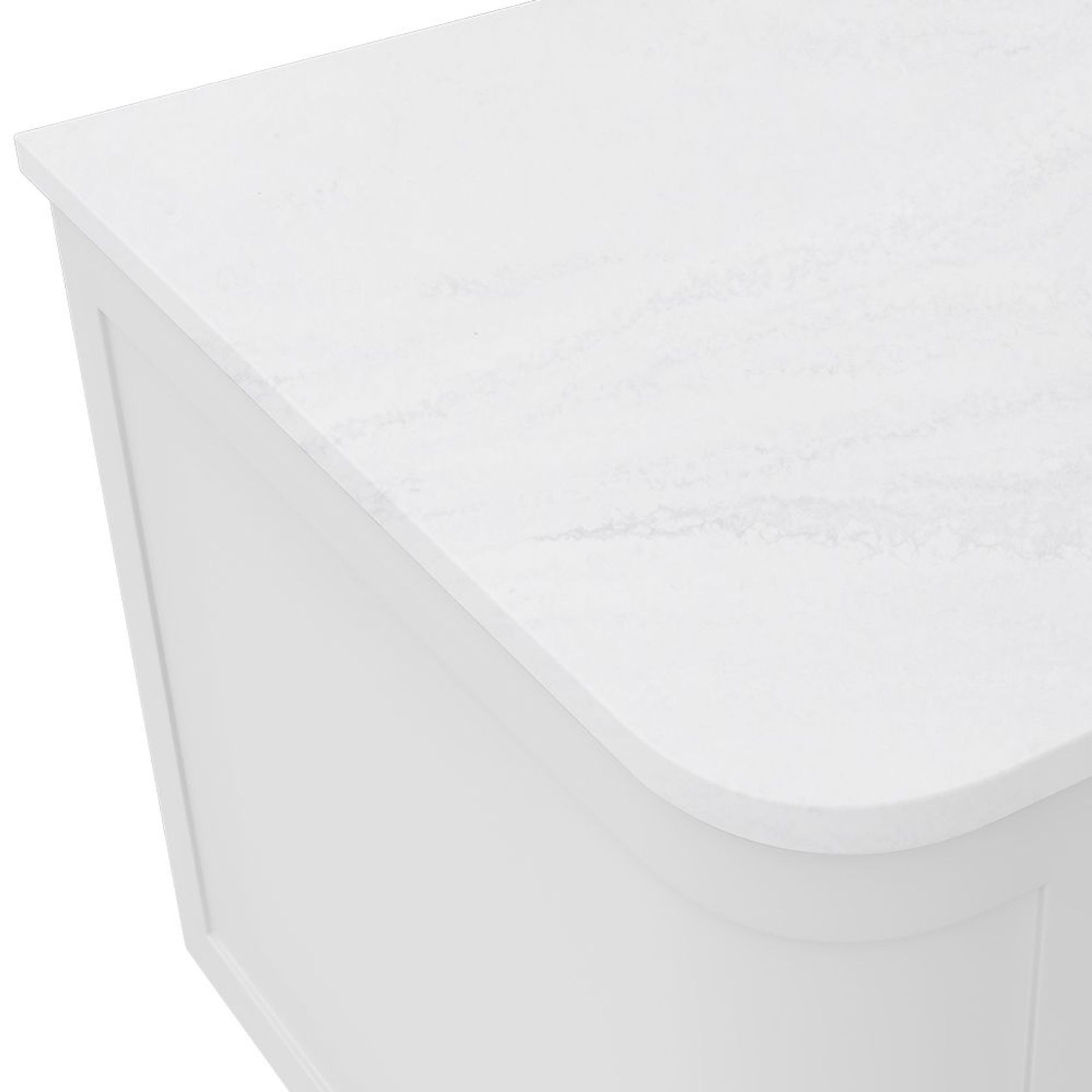 Cloudburst Solid Surface Top, Curved Full Depth gallery detail image