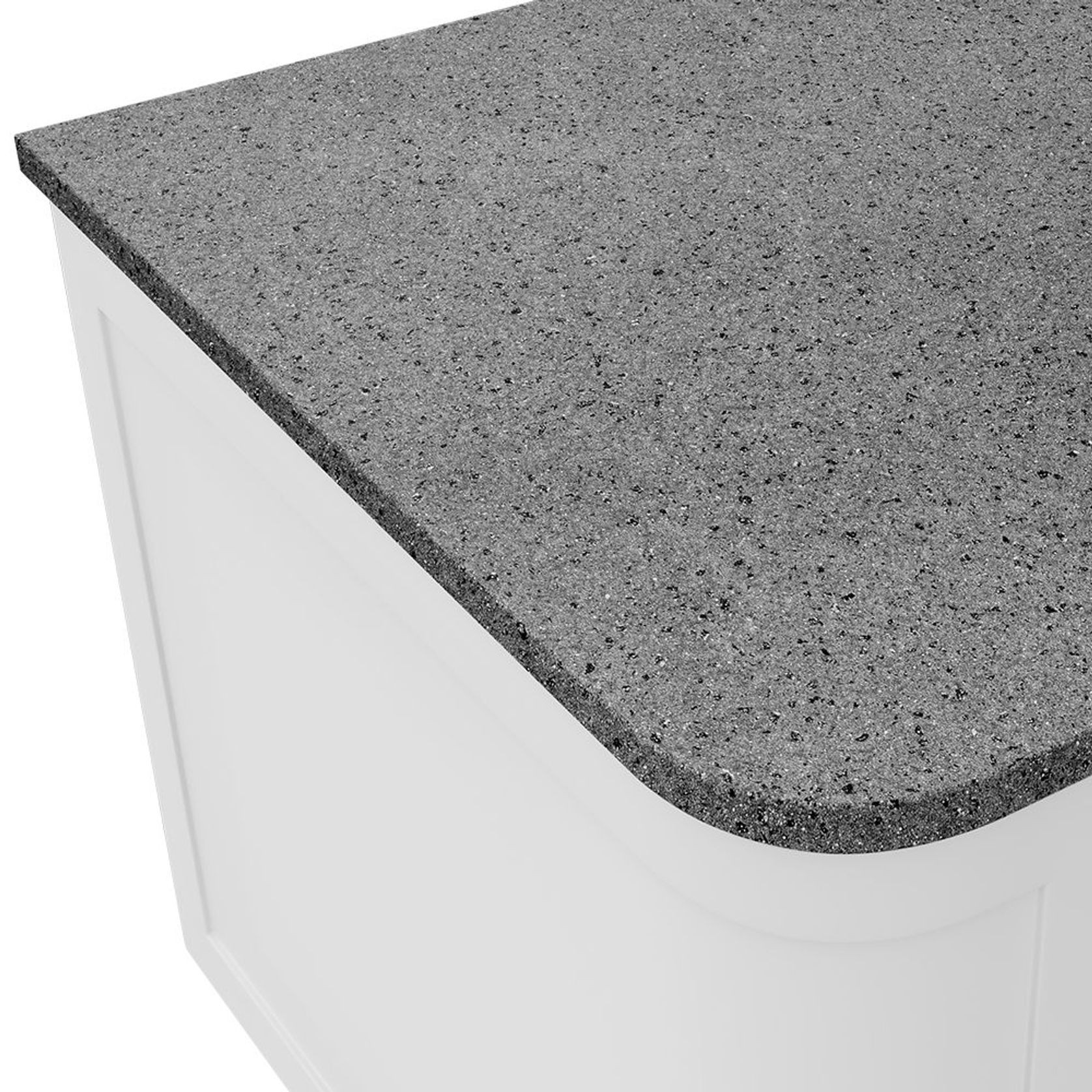 Moonscape Solid Surface Top, Curved Full Depth gallery detail image