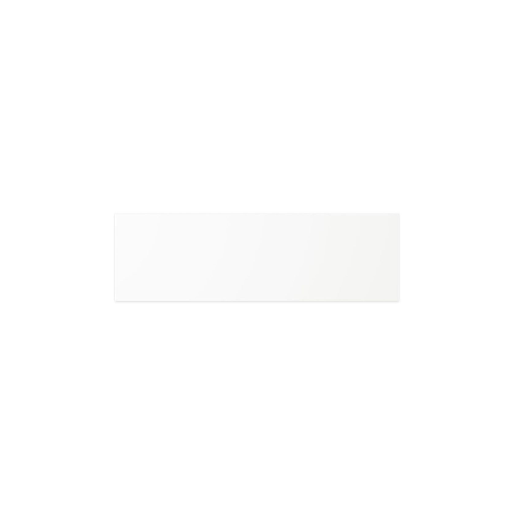 Pure White Solid Surface Top, Rectangular Full Depth gallery detail image