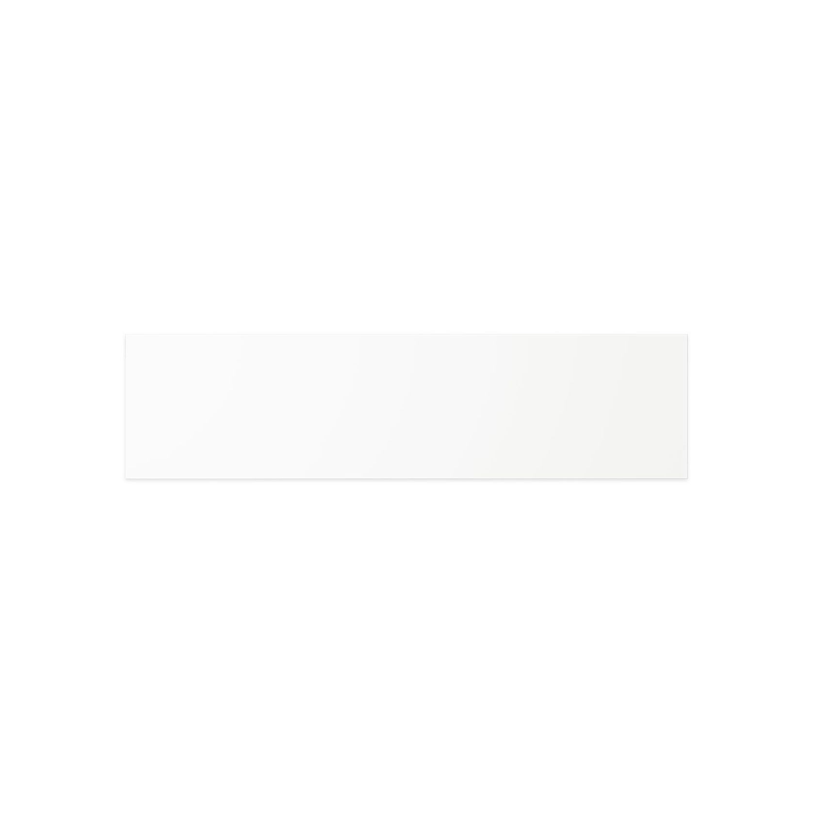 Pure White Solid Surface Top, Rectangular Full Depth gallery detail image