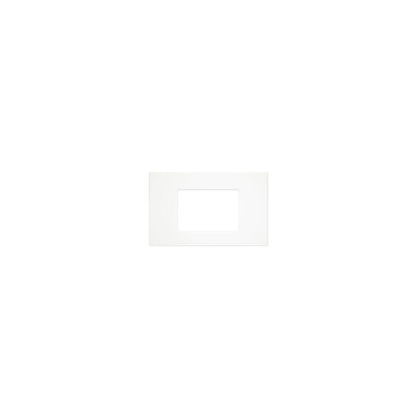 Pure White Solid Surface Top, Rectangular Full Depth gallery detail image