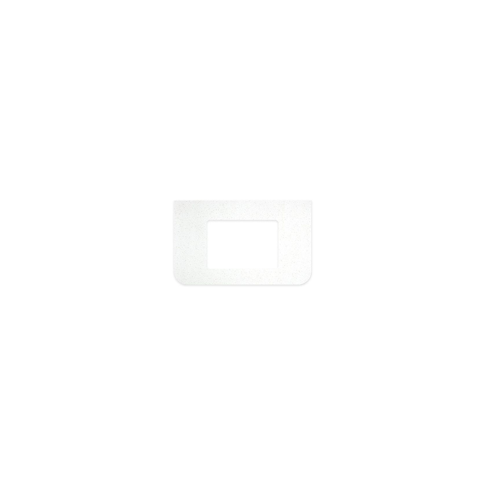 Snowflake Solid Surface Top, Curved Full Depth gallery detail image