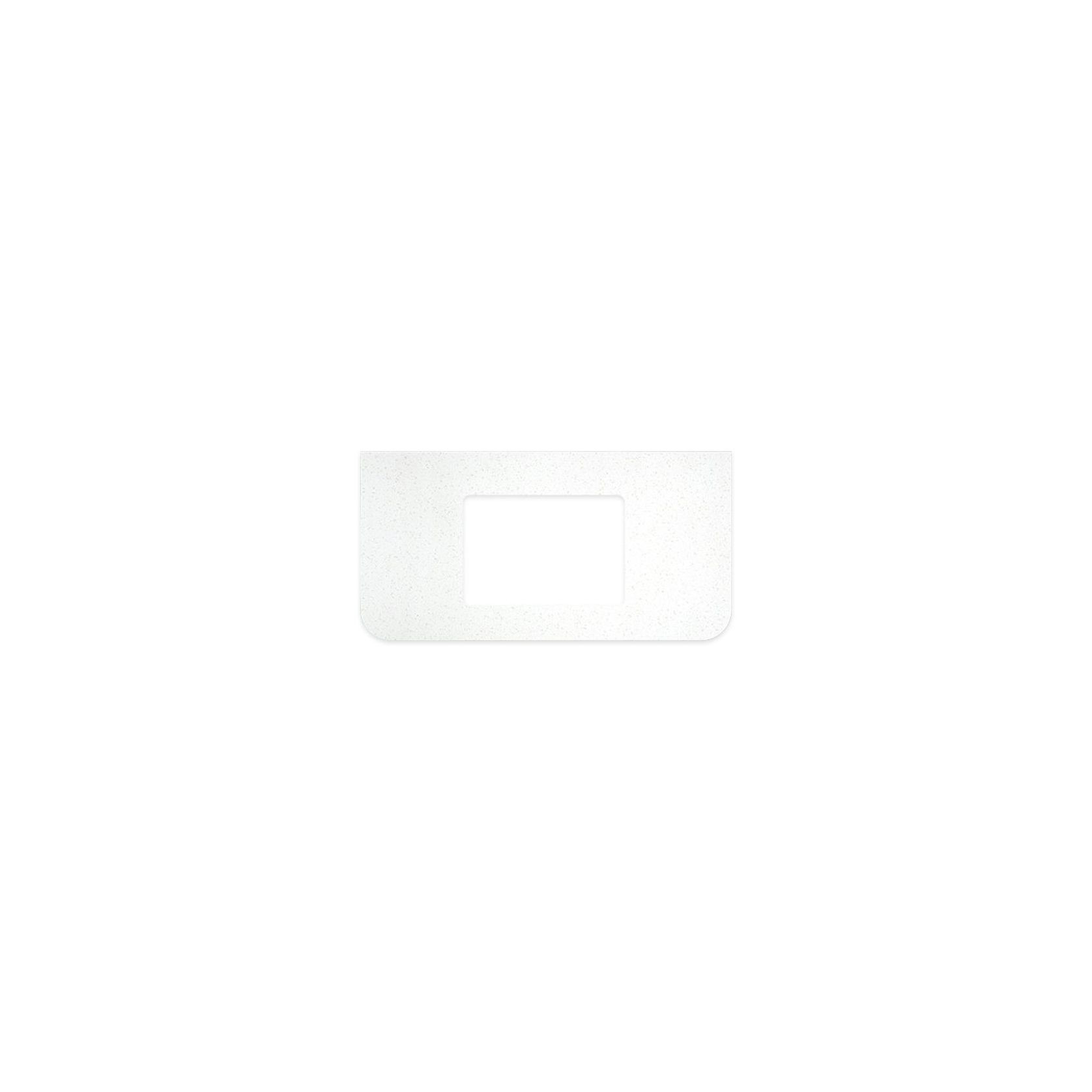 Snowflake Solid Surface Top, Curved Full Depth gallery detail image