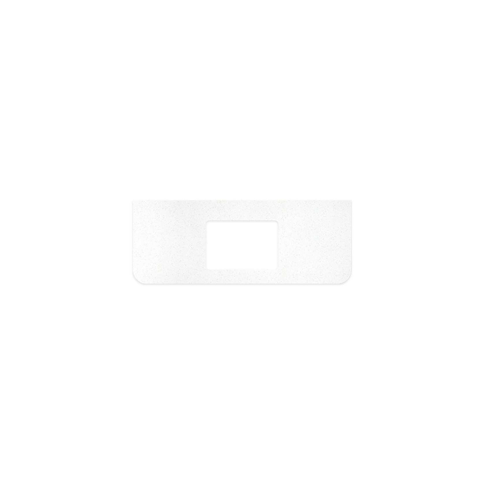 Snowflake Solid Surface Top, Curved Full Depth gallery detail image