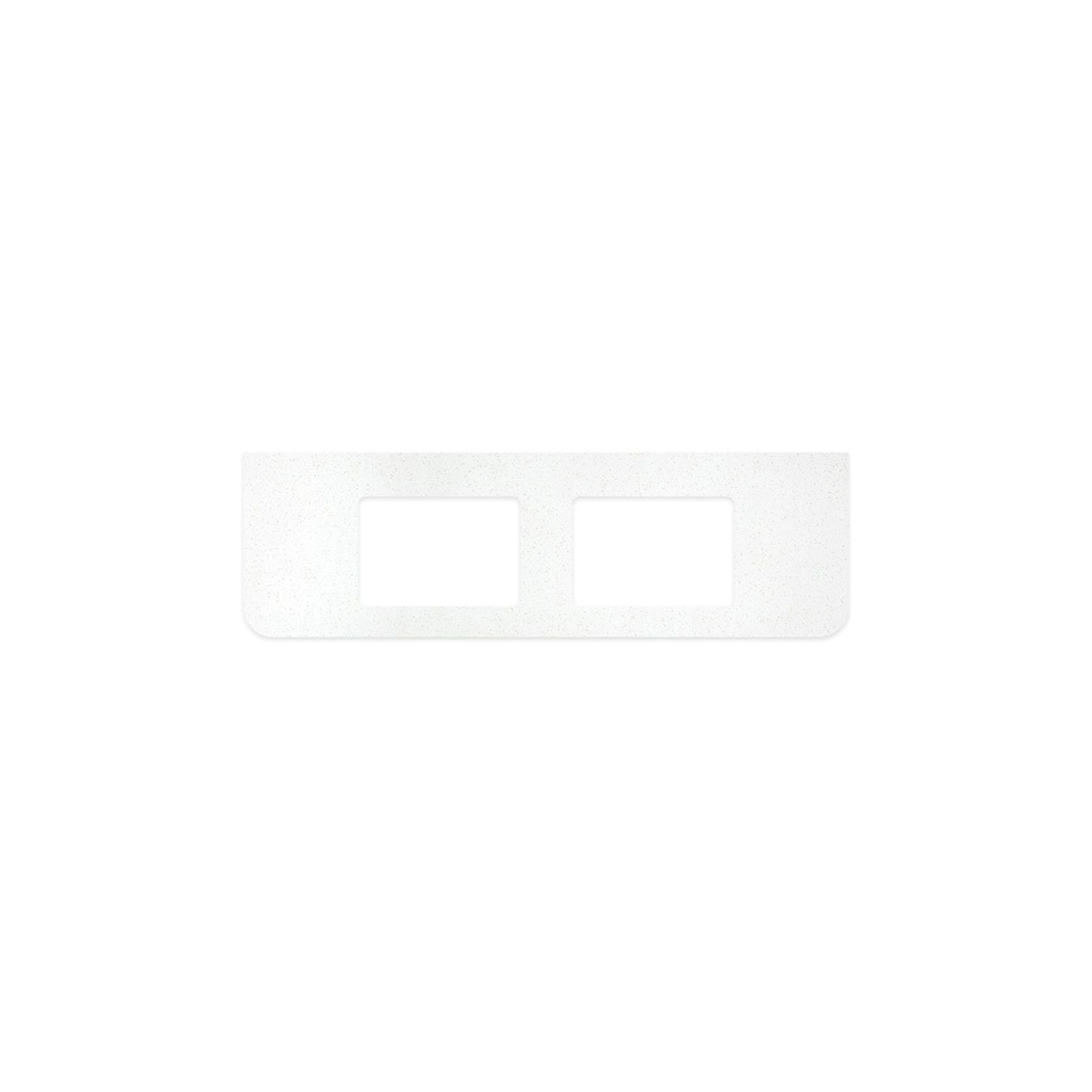 Snowflake Solid Surface Top, Curved Full Depth gallery detail image