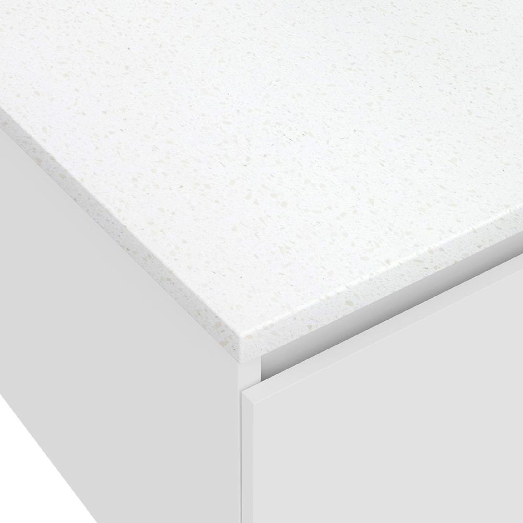 Snowflake Solid Surface Top, Ensuite Depth gallery detail image