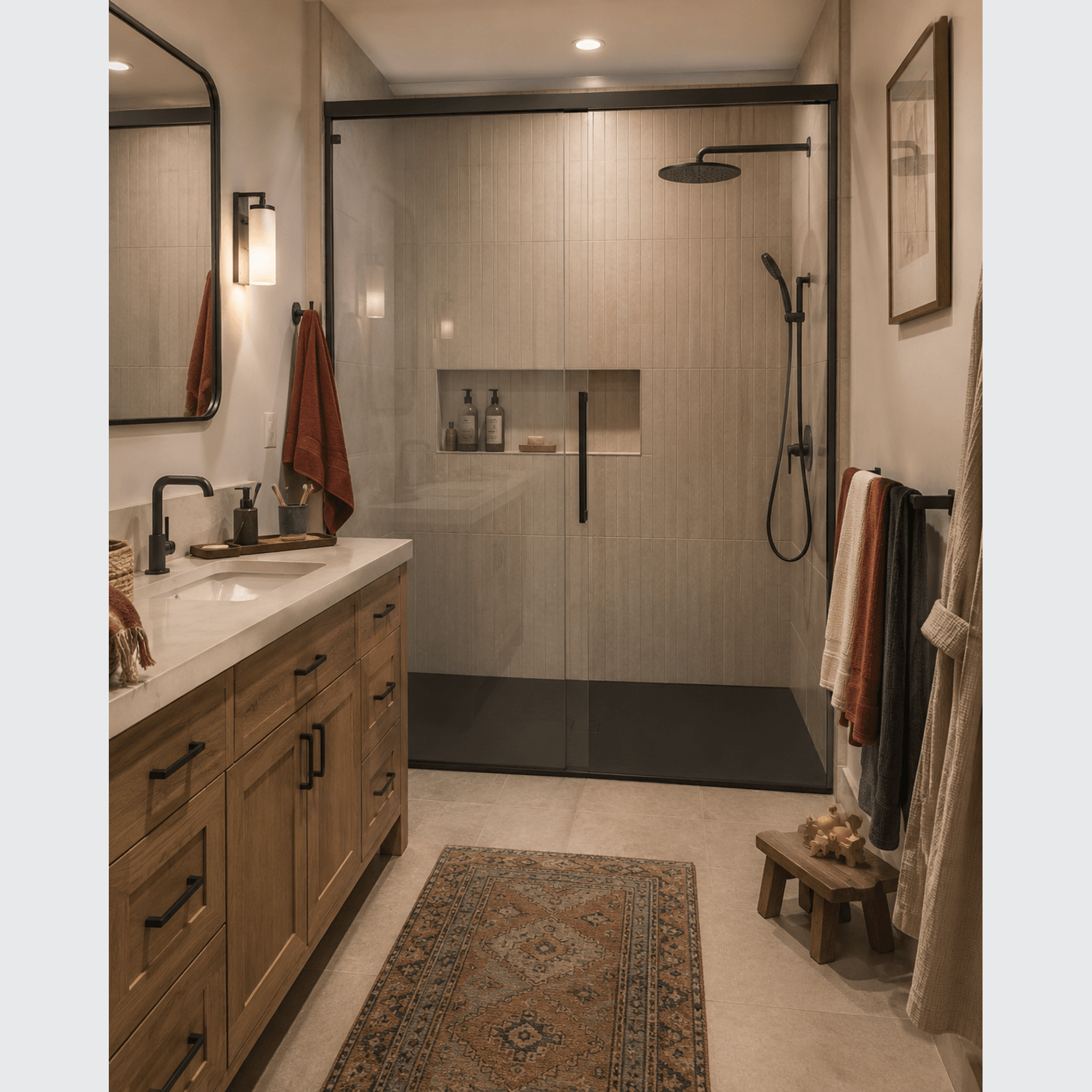 20mm Profile | Solid Surface Shower Base gallery detail image