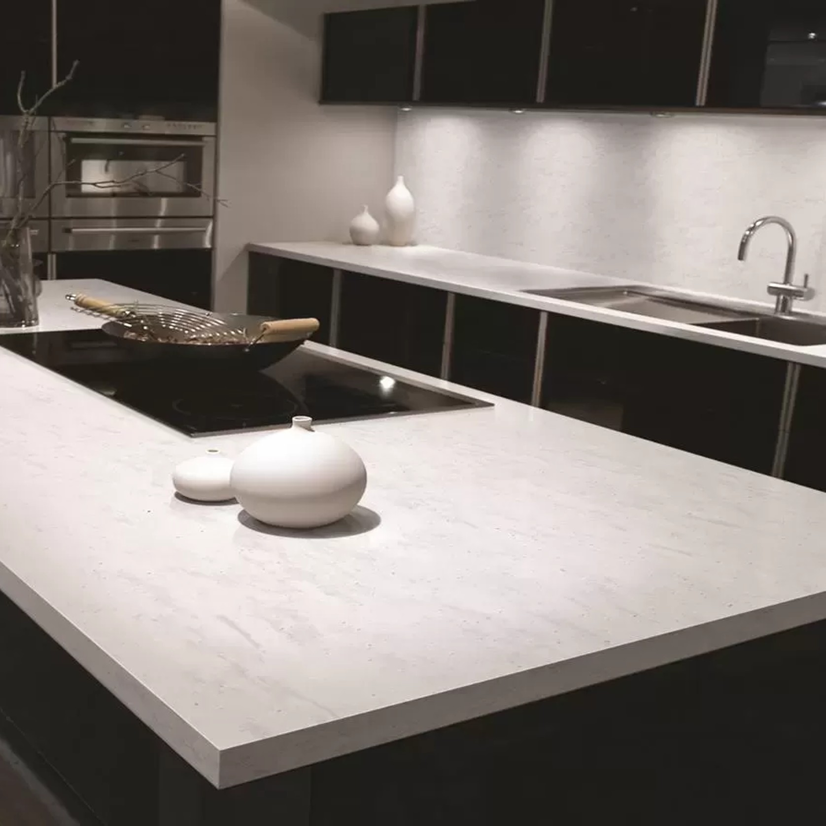 Cascade Cream Solid Surface by Hanex gallery detail image