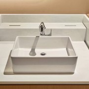 Cascade Cream Solid Surface by Hanex gallery detail image