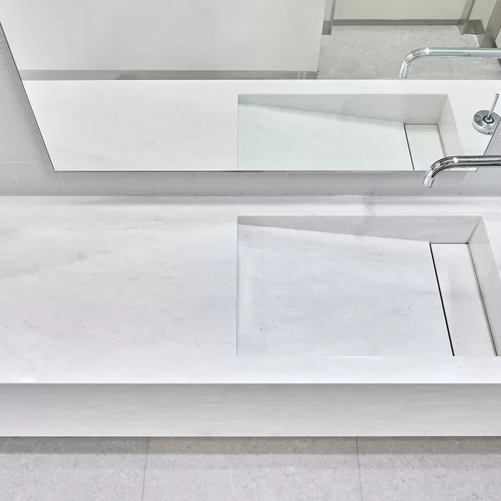 Cascade Cream Solid Surface by Hanex gallery detail image