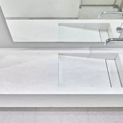 Cascade Cream Solid Surface by Hanex gallery detail image