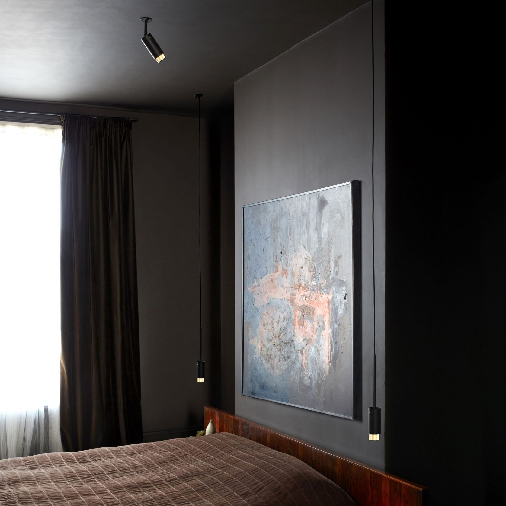 Linear Exhaust Spotlight | Graphite gallery detail image