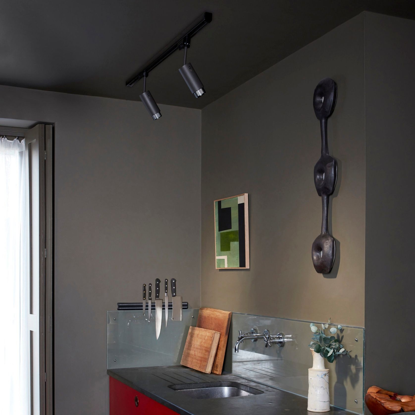 Cross Exhaust Track Light | Graphite gallery detail image