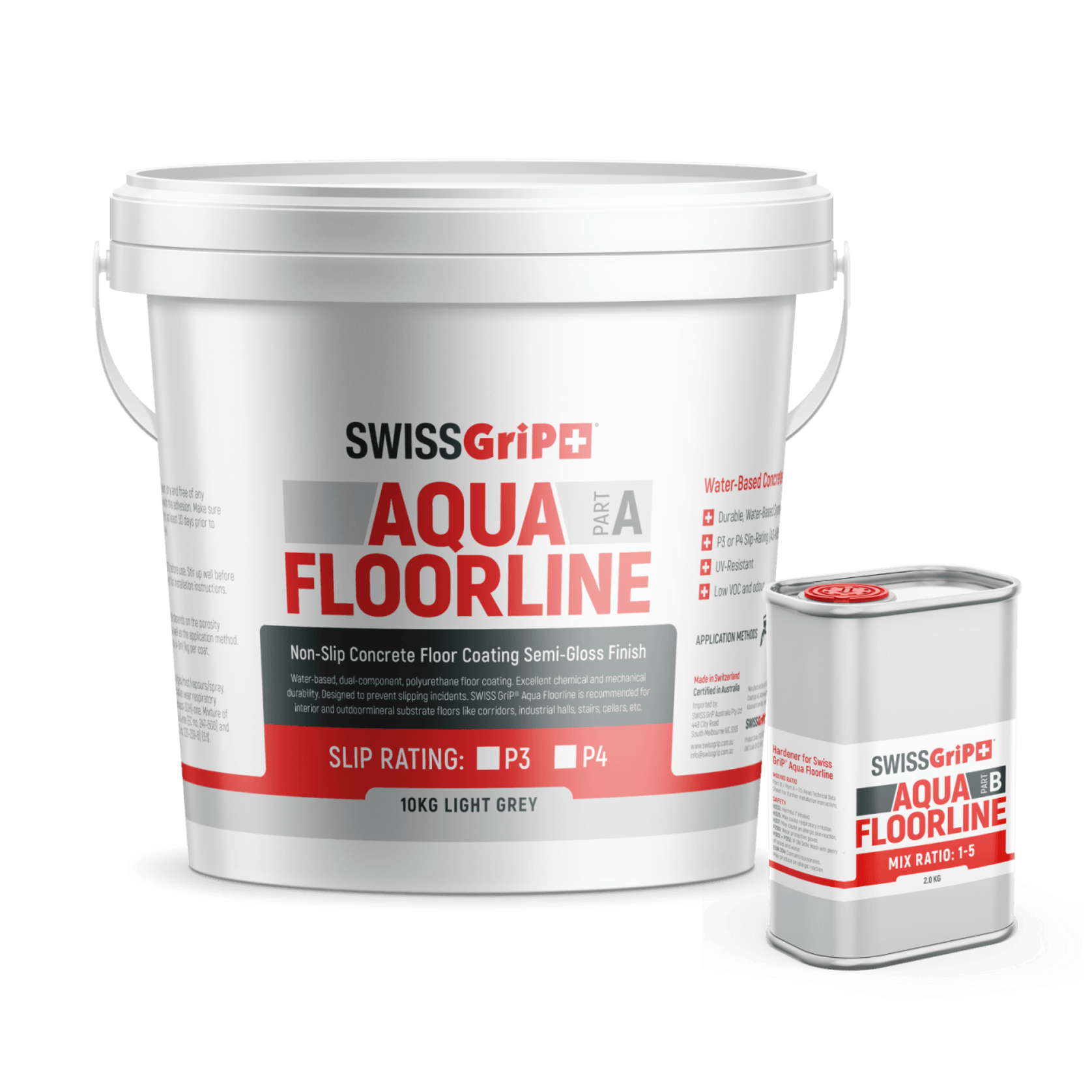SWISS GriP Aqua Floorline | Traffic Yellow gallery detail image