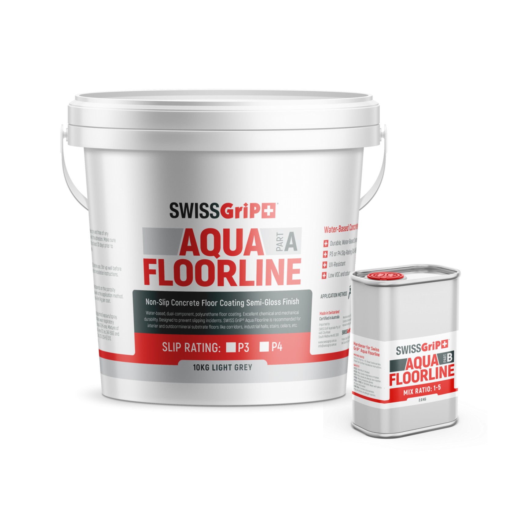 SWISS GriP Aqua Floorline | Signal Blue gallery detail image