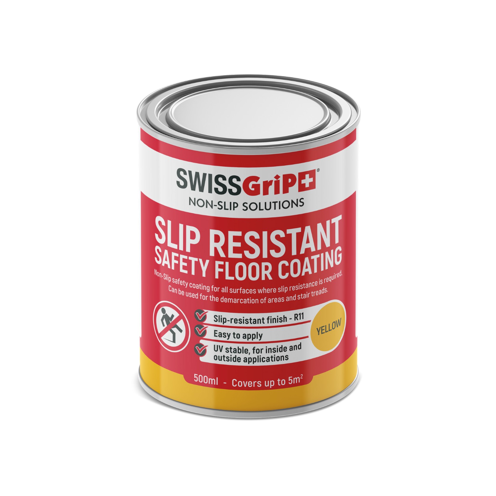SWISS GriP Safety Floor Coating | Yellow gallery detail image