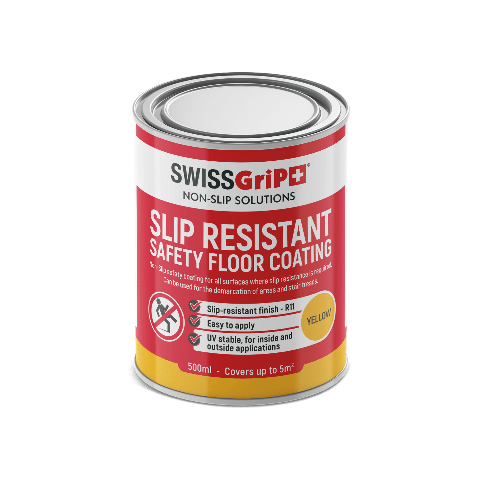 SWISS GriP Safety Floor Coating | Yellow gallery detail image