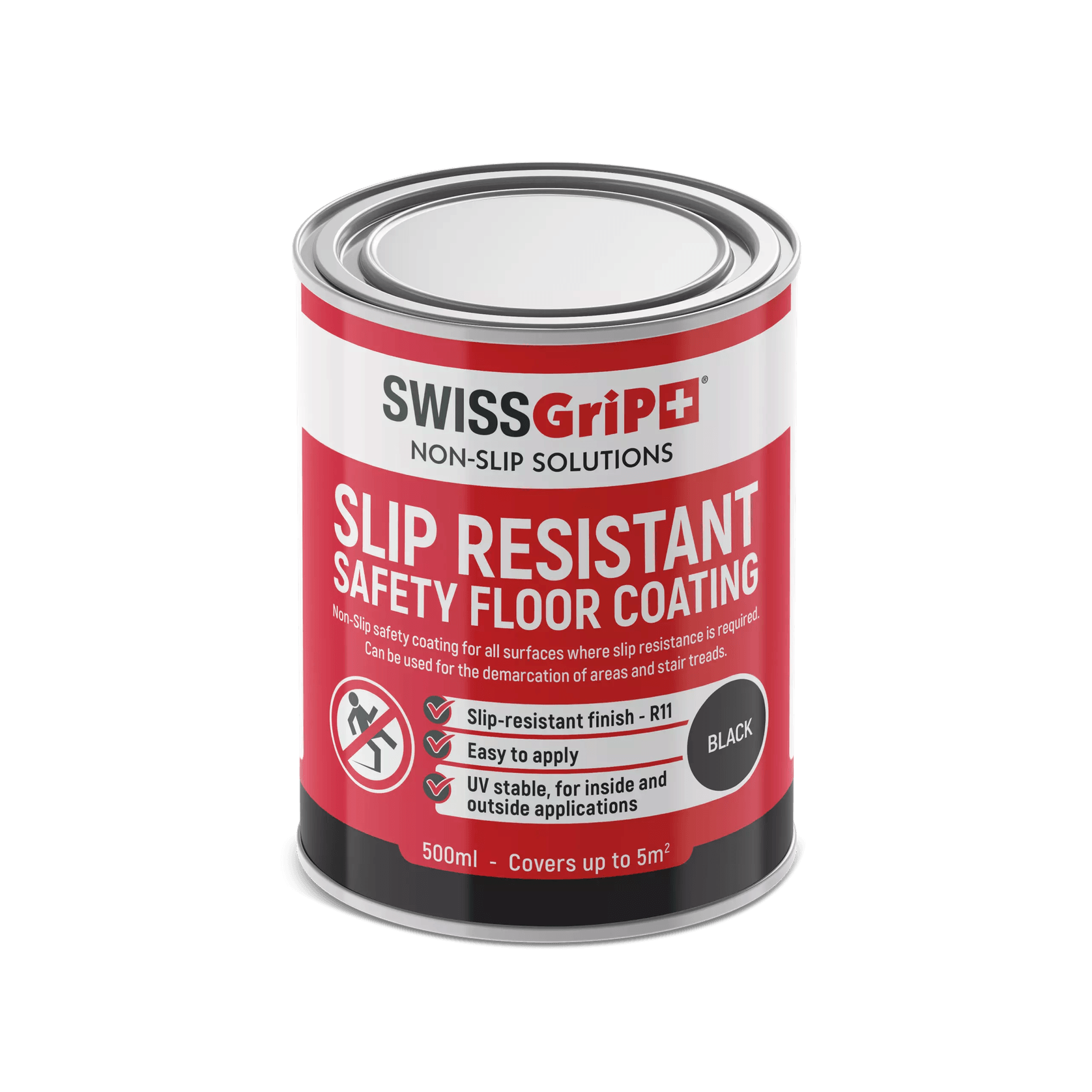 SWISS GriP Safety Floor Coating | Black gallery detail image