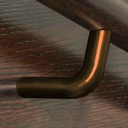 Halliday & Baillie Aluminium D Stair Rail Bracket HB595 gallery detail image