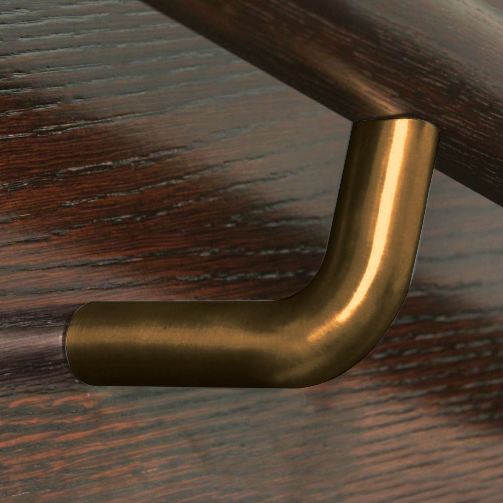 Halliday & Baillie Aluminium D Stair Rail Bracket HB595 gallery detail image
