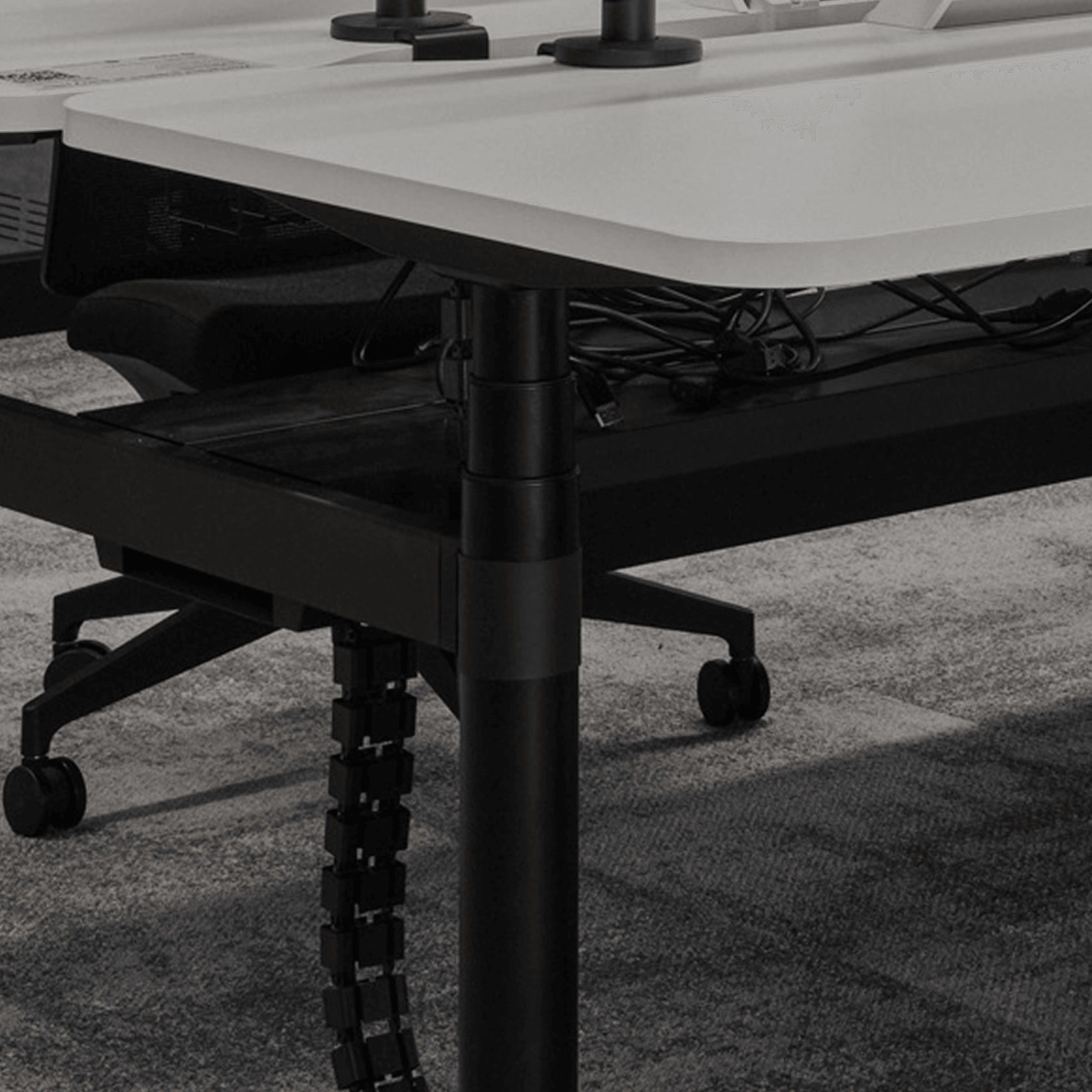 Novare Rondo Sit-Stand Back-to-Back Workstation gallery detail image