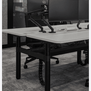 Novare Rondo Sit-Stand Back-to-Back Workstation gallery detail image