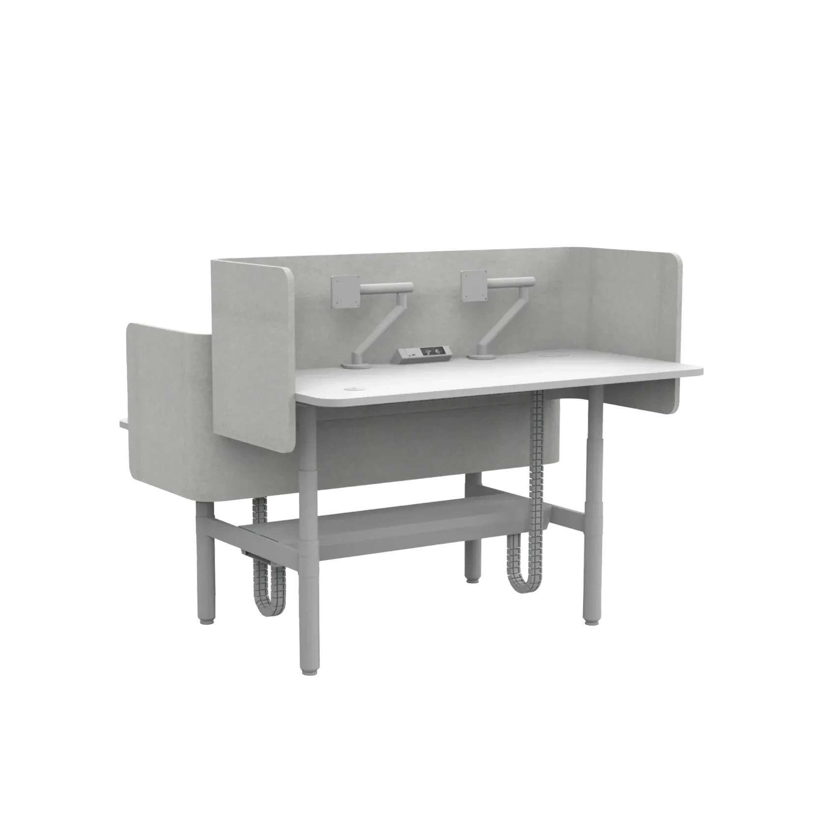 Novare Rondo Sit-Stand Back-to-Back Workstation gallery detail image