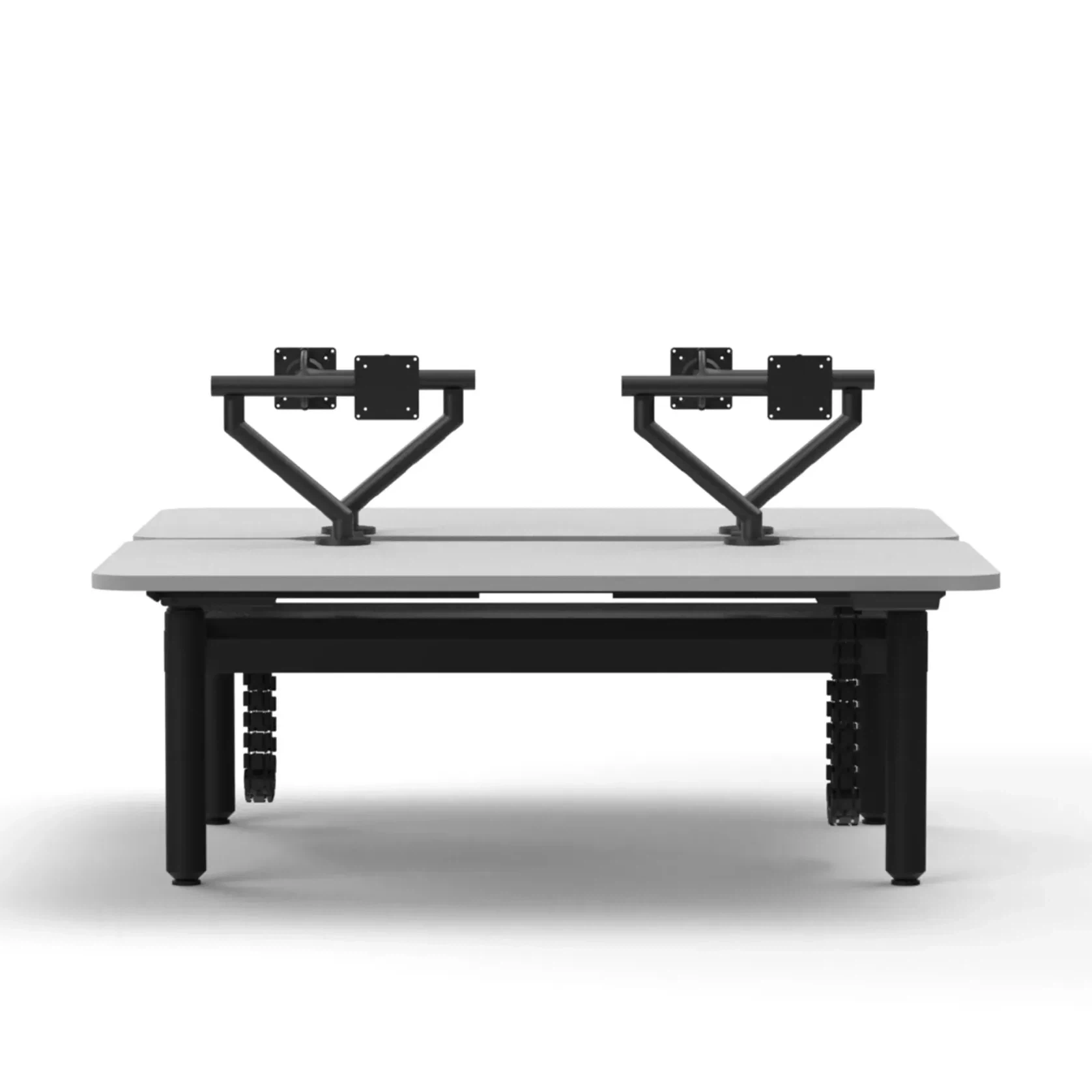 Novare Rondo Sit-Stand Back-to-Back Workstation gallery detail image