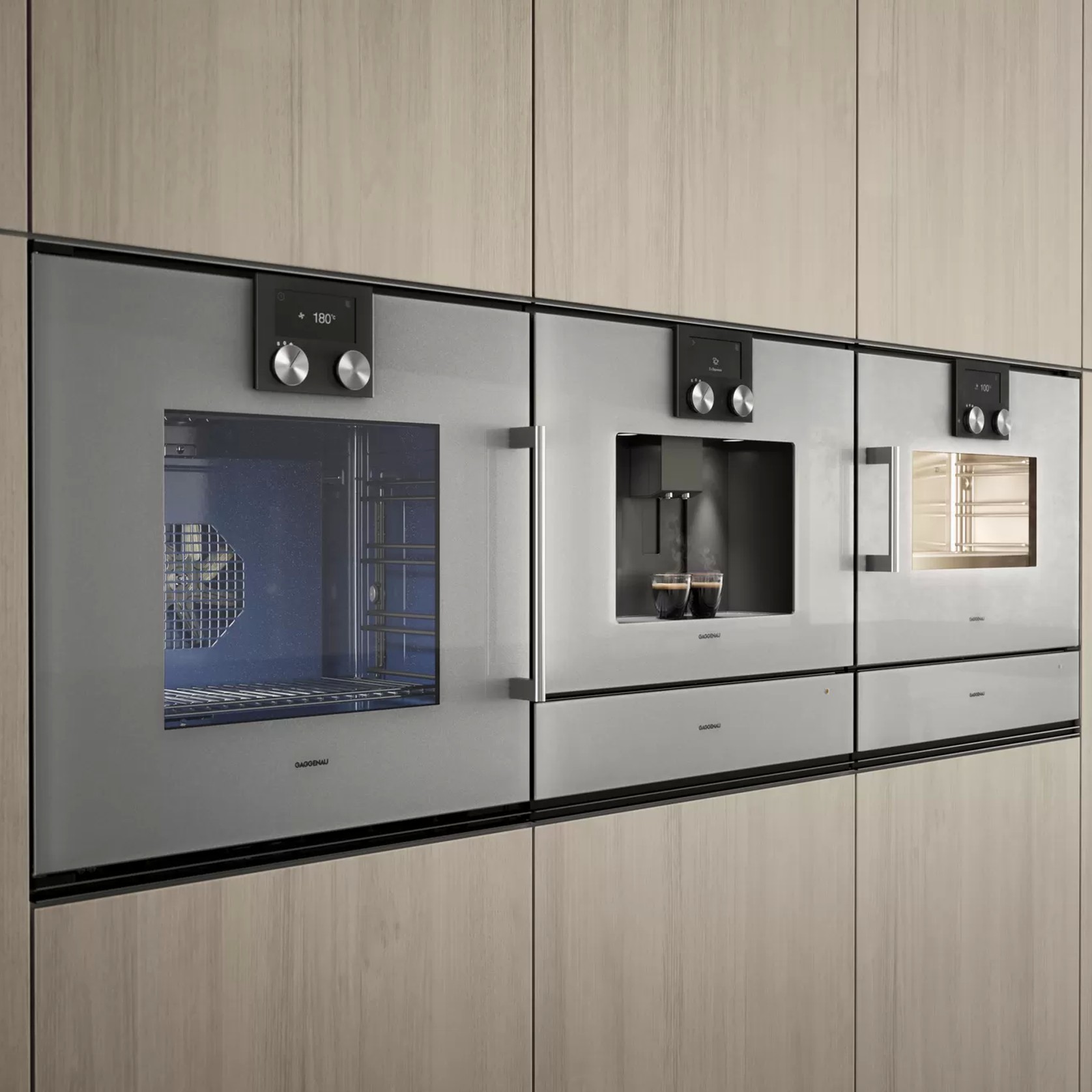 Gaggenau Built-in Compact Oven W/ Steam 200 Series gallery detail image
