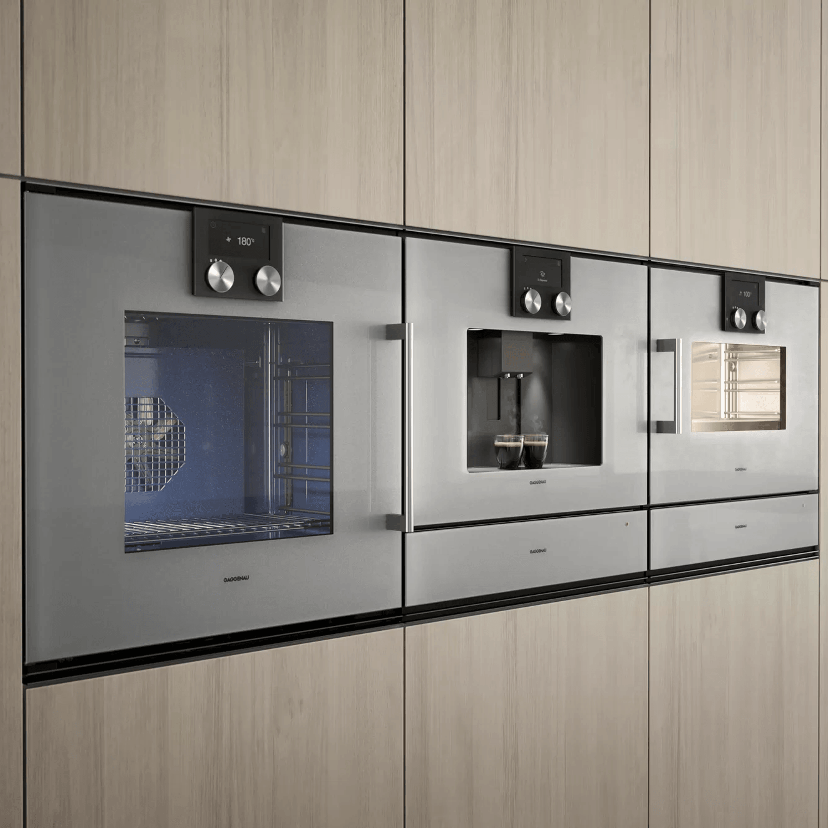 Gaggenau Built-in Compact Oven W/ Steam 200 Series gallery detail image