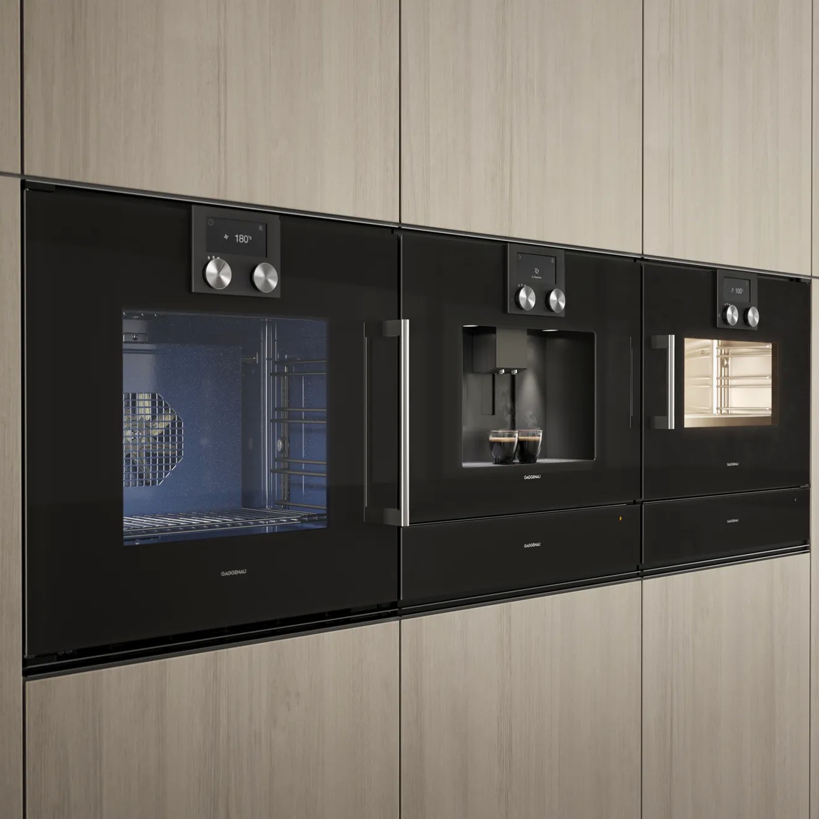 Gaggenau Built-in Compact Oven W/ Steam 200 Series gallery detail image