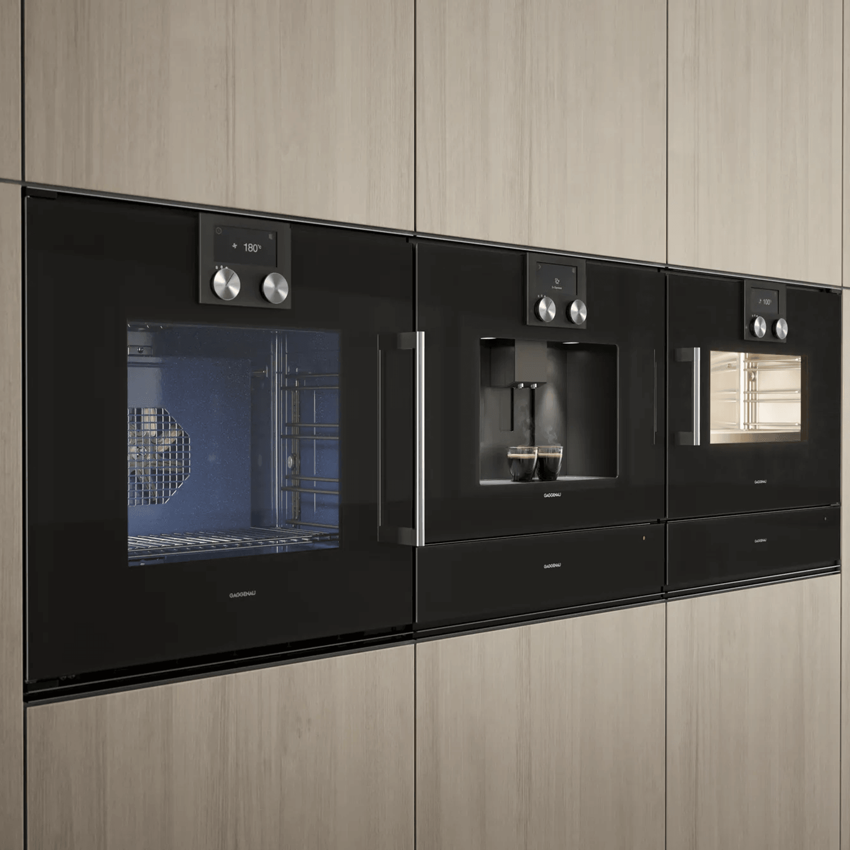 Gaggenau Built-in Compact Oven W/ Steam 200 Series gallery detail image
